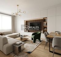 Living room in a 4-room apartment with a comfortable sofa, carpet, and furniture set.