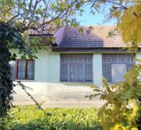 A family house in Veľké Úľany with a front garden, surrounded by greenery and sunlight.