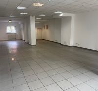 Spacious commercial premises with tiles and white walls.