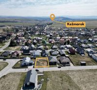 Aerial photograph of building plots - housing in Malý Slavkov with a view of Kežmarok.