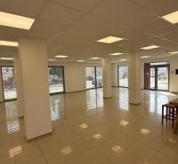 Spacious commercial premises with large windows and tiles, located in Zvolen, J. Šverma Street.