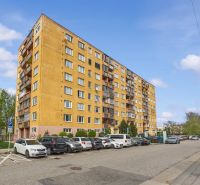 Apartment building in Bratislava - Devínska Nová Ves, Štefana Králika. Parking lot and cars.
