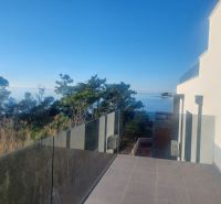 Terrace in the Recreational Apartment in Privlaka on Privlaka Street offers a sea view.