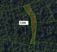 Cadastral map of agricultural and forest land in the area of Veľký Šariš.