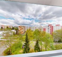 A view of the housing estate from a 3-room apartment on Mateja Bela in Trenčín.