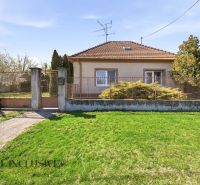 A family house in Vydrany near Dunajská Streda with a front garden and a metal fence.