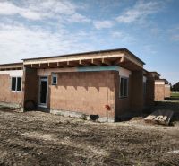 A family house under construction on Čierny Brod street in Čierny Brod, brick construction.