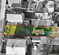 Aerial view of a residential plot in Kysucké Nové Mesto.