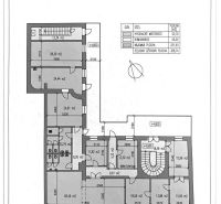 Second floor layout with sanitary facilities and rental spaces. Unique properties.