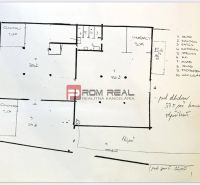 Warehouse and hall layout with rooms: storage, kitchenette, changing room, boiler room, office.