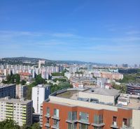 View of the housing estate and buildings from Kopčianska Street in Bratislava. Great views from a 2-room apartment.