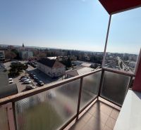 View from the balcony on Robotnícka Street in Senica, ideal for a 3-room apartment.