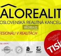 Real estate agency HÁLOREALITY advertisement emphasizing professionalism and client trust.