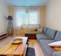 Living room in a two-room apartment with a corner sofa and a floor with a wooden decor.