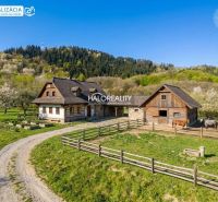 A country house with a barn and horses surrounded by nature in the Recreational Lands of Horné Hámre.