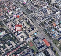 Aerial view of Galvaniho Street in Bratislava II, showing the surrounding buildings.