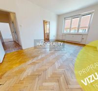 Bright living room with wood-patterned flooring in a two-room apartment.