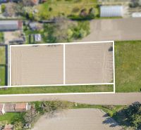 Aerial view of plots - housing in Dunakiliti, with clearly defined parcels.