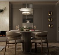 Dining nook with candles and soft lighting, floor with wooden decor.