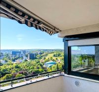 View from the balcony of a 4-room apartment on Martinengova, Bratislava - Staré Mesto.