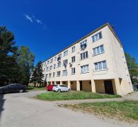 Apartment building on Železiarenská Street in Košice, Šaca district, with parking.