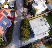 Aerial view of a family house at Sunny Lakes South in Senec.