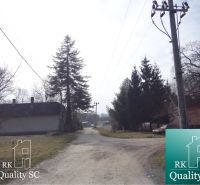 A country road in the Old Port of Gabčíkovo, lined with houses and trees, plots - residential.