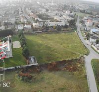 Aerial view of the water park near residential plots in Senec, Sunny Lakes North.