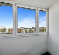 View from the loggia in a 3-room apartment on Kríkova Street in Bratislava - Vrakuňa.