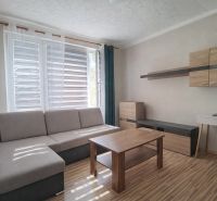 Living room with a sofa, wooden decor flooring, and furniture in a studio apartment.