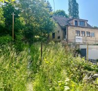 A family house in the Old Town of Bratislava on Búdková Street surrounded by greenery and trees.