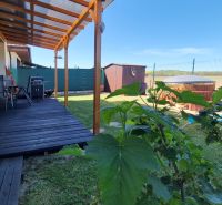 A family house on Poľná Street in Dudince with a terrace and a garden with a pergola.