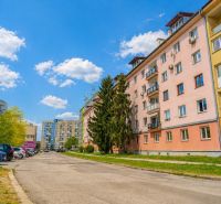 Krivá Street in Košice - Juh district, lined with panel buildings.