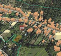 3D map of plots - housing in Borinka, shows streets and surrounding buildings of Borinka.