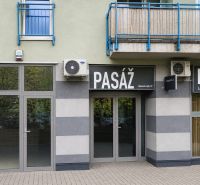 Commercial premises at Račianske Mýto in Bratislava - Nové Mesto with signs 
