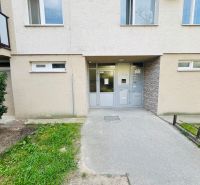 Entrance to the apartment building on Michalská Street in Hlohovec leading to a 3-room apartment.