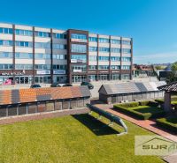 Offices on Svornosti Street in Bratislava - Podunajské Biskupice with an exterior roof exhibition.