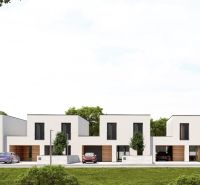 Row housing on Čulenova Street in Skalica, suitable for residential land.
