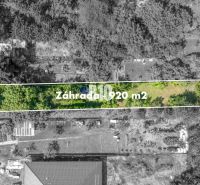 Aerial view of a garden with an area of 920 m², Land - residential, Jadranská, Bratislava IV.