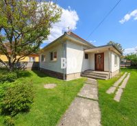 A family house in Kalinkovo with a front garden, a tree, and a path on the lawn.