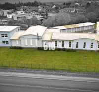 Production premises in Košťany nad Turcom with a spacious green area in the industrial zone.