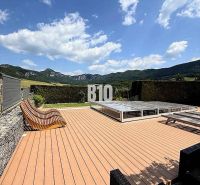 Villa in Súľov-Hradná with a terrace, panoramic view of the surrounding nature and mountains.