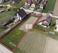 Plots - housing in Bytča, bordered parcels between family houses in a quiet area.