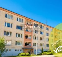 The exterior of an apartment building in Zvolen with an attractive option of a 1-bedroom apartment.