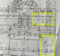 Floor plan of the office with room numbers 206 and 208 on Grösslingova Street in Bratislava.