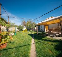 The garden of a family house in Golianovo with a garden gazebo on Golianovo Street.