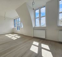 Bright 1-room apartment with windows and flooring featuring a wooden decor.