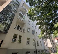 An apartment building in Bratislava's Old Town on Dobrovského, offering 2-room apartments with balconies.