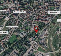 Aerial view of the Family House on Levočská Street in Stará Ľubovňa.