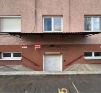 Building with entrance and windows on Púchovská Street, Bratislava III, Warehouses and Halls.